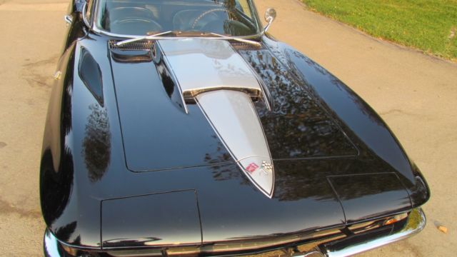 1966 Black Chevrolet Corvette Convertible