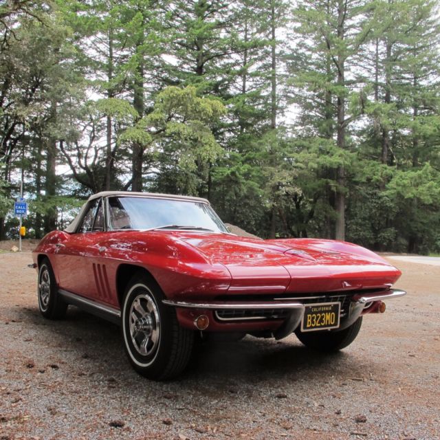 1966 Red Chevrolet Corvette