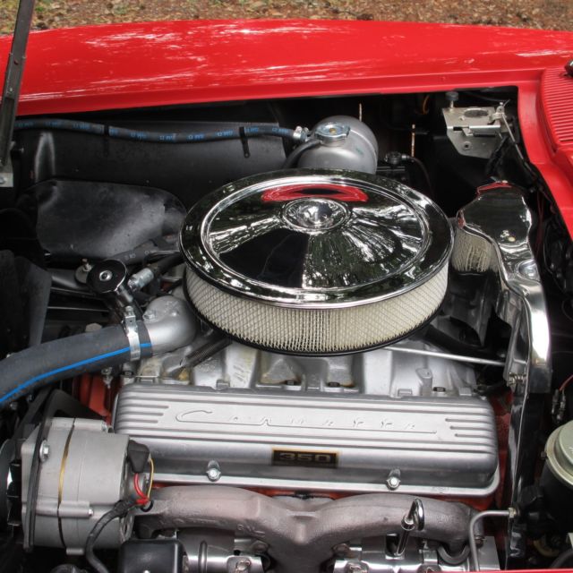 1966 Red Chevrolet Corvette