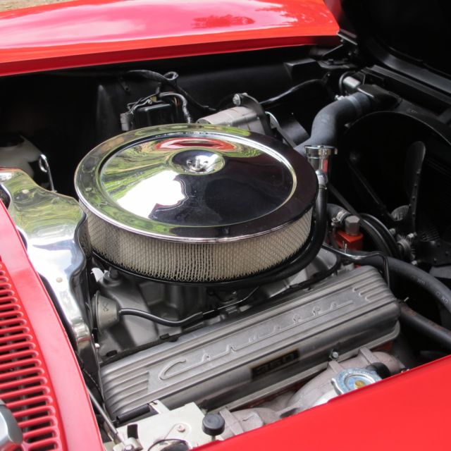 1966 Red Chevrolet Corvette