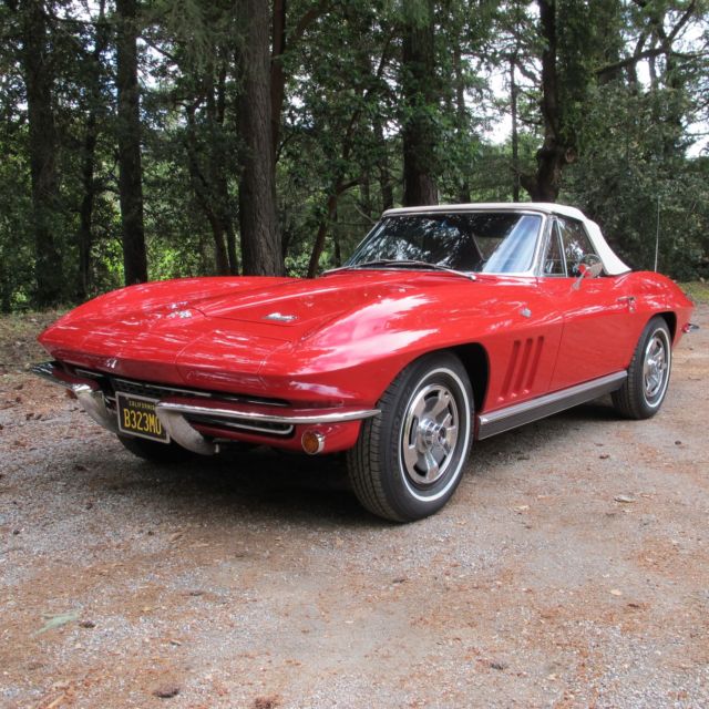 1966 Red Chevrolet Corvette