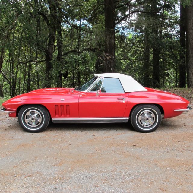 1966 Red Chevrolet Corvette