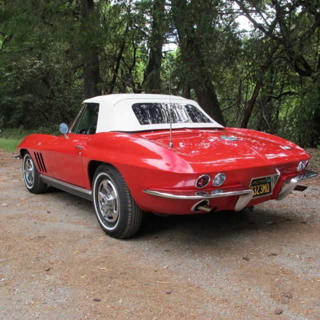 1966 Red Chevrolet Corvette