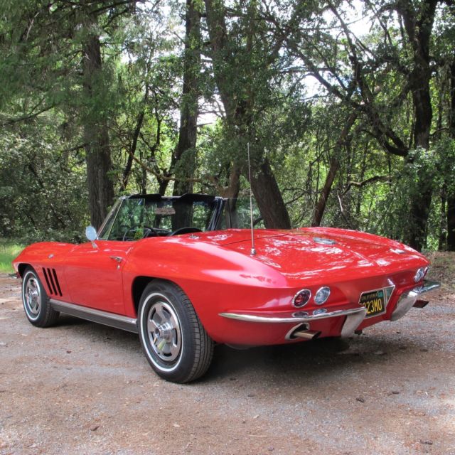 1966 Red Chevrolet Corvette