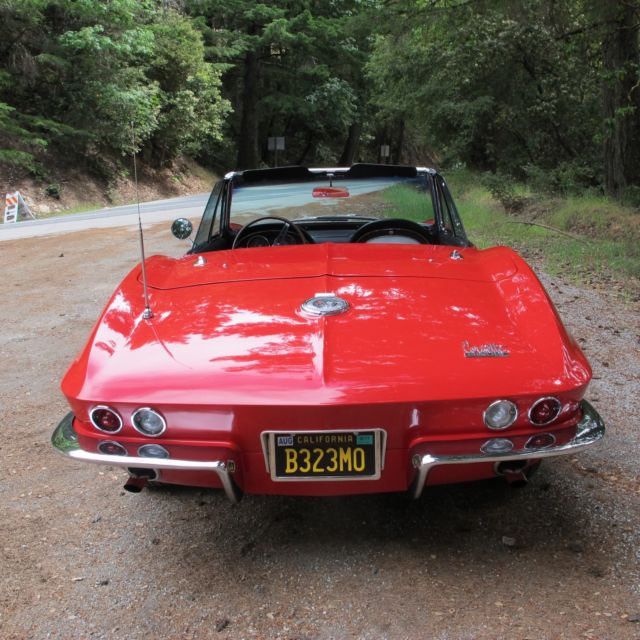 1966 Red Chevrolet Corvette