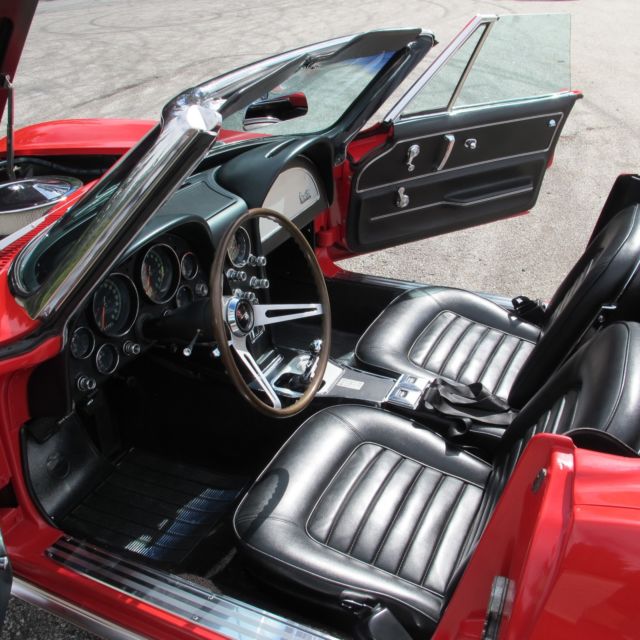 1966 Red Chevrolet Corvette