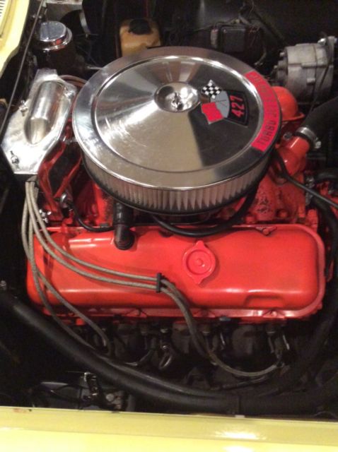 1966 Sunfire Yellow Chevrolet Corvette Convertible