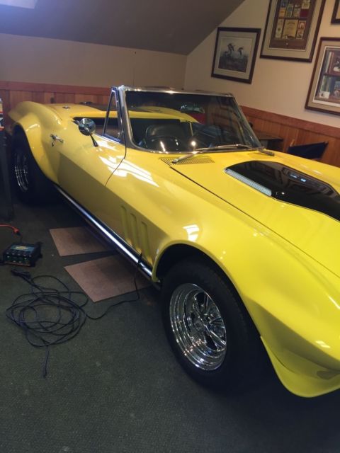1966 Daytona Yellow Chevrolet Corvette Convertible