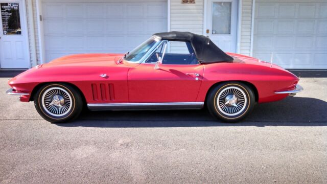 1966 Rally Red Chevrolet Corvette Convertible