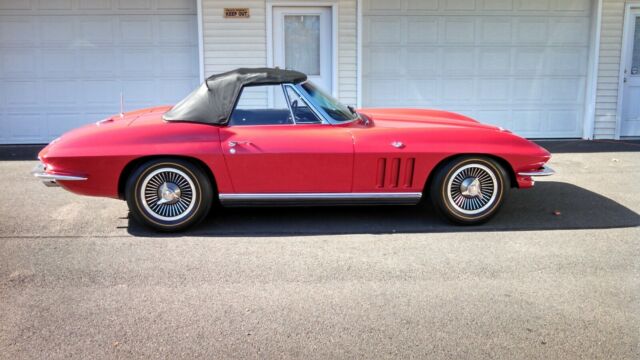 1966 Rally Red Chevrolet Corvette Convertible