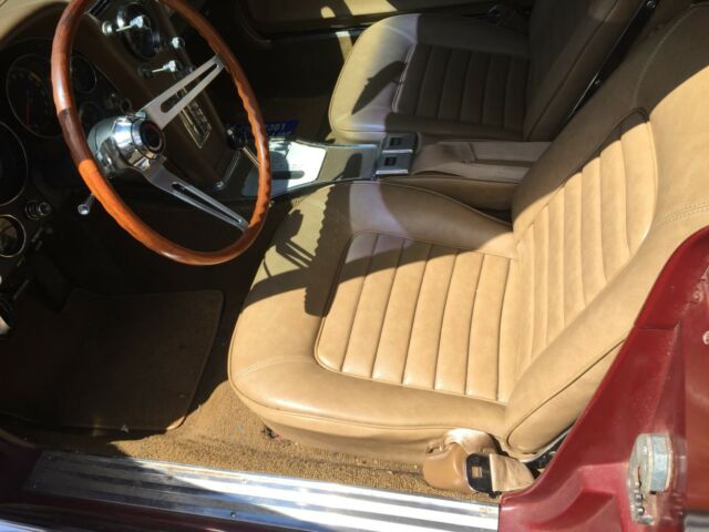 1966 Burgundy Chevrolet Corvette Coupe