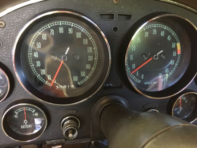 1966 Burgundy Chevrolet Corvette Coupe