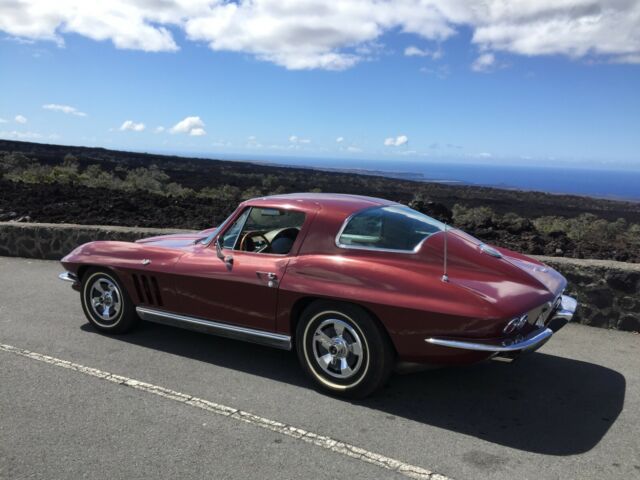 1966 Burgundy Chevrolet Corvette Coupe