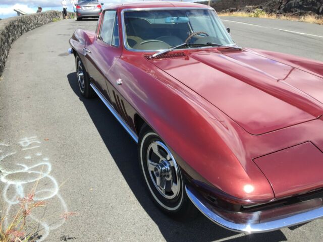 1966 Burgundy Chevrolet Corvette Coupe