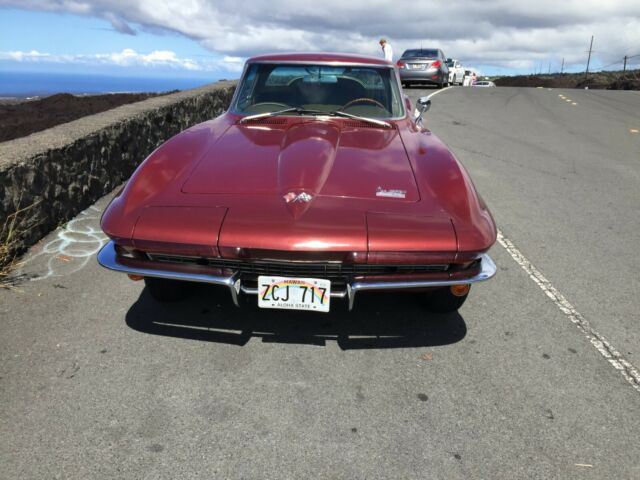 1966 Burgundy Chevrolet Corvette Coupe