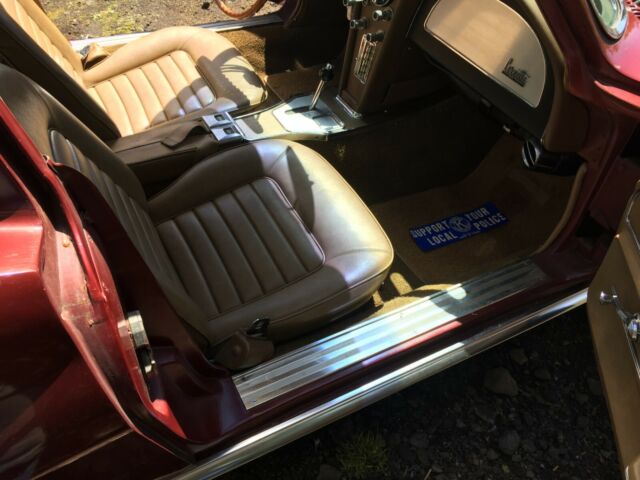 1966 Burgundy Chevrolet Corvette Coupe