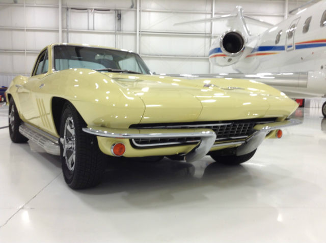 1966 Sunflower Yellow Chevrolet Corvette Coupe