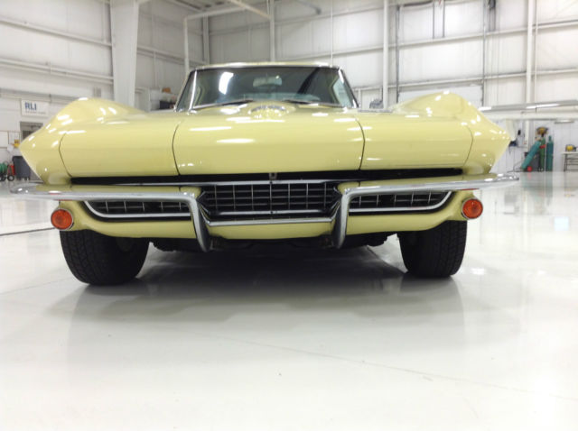 1966 Sunflower Yellow Chevrolet Corvette Coupe