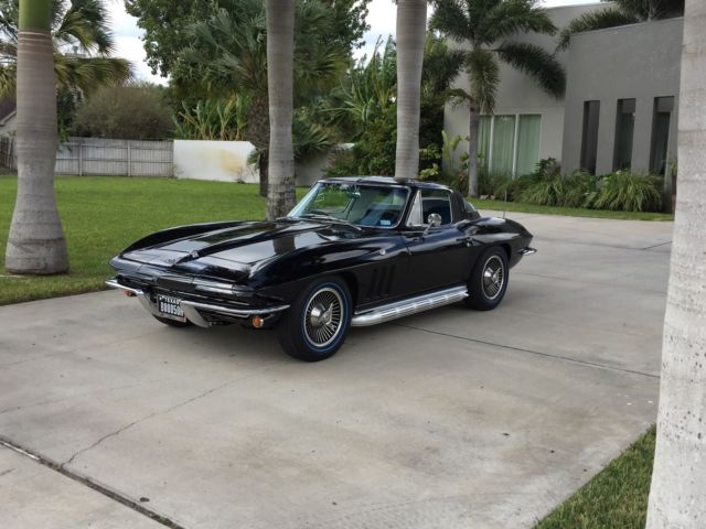 1966 Black Chevrolet Corvette Coupe