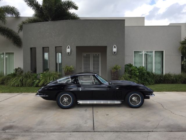 1966 Black Chevrolet Corvette Coupe