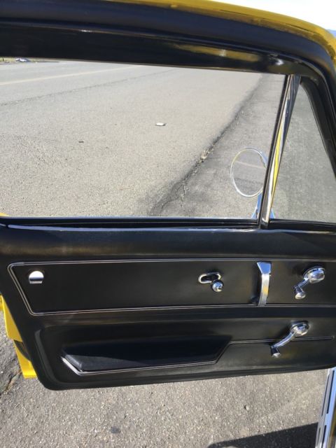 1966 Yellow Chevrolet Corvette Coupe