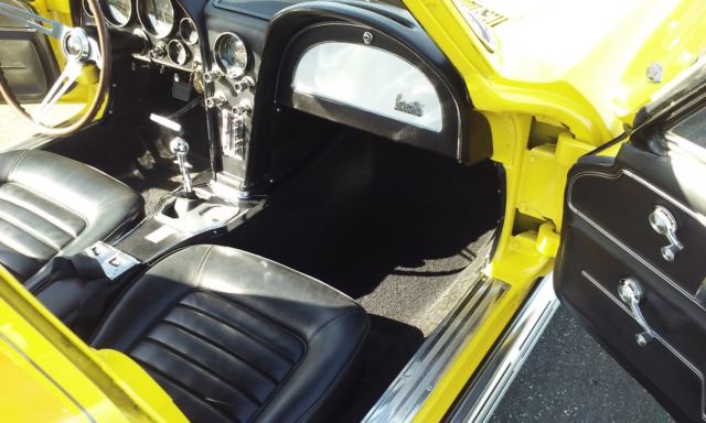 1966 Yellow Chevrolet Corvette Coupe