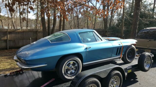 1966 Blue Chevrolet Corvette Coupe
