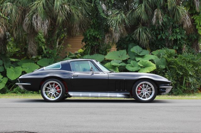 1966 Black Cherry Chevrolet Corvette Coupe
