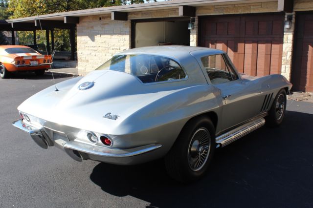 1966 Silver Metallic Chevrolet Corvette Coupe