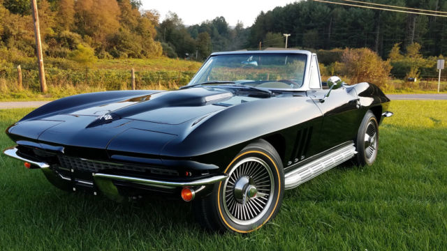 1966 Black Chevrolet Corvette