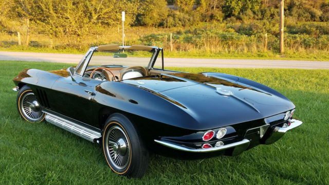 1966 Black Chevrolet Corvette