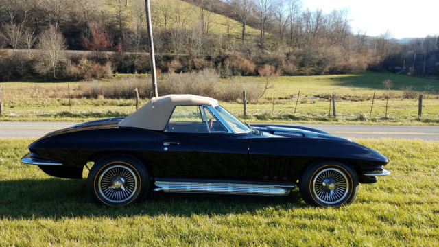 1966 Black Chevrolet Corvette