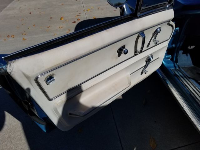 1966 Blue Chevrolet Corvette Convertible