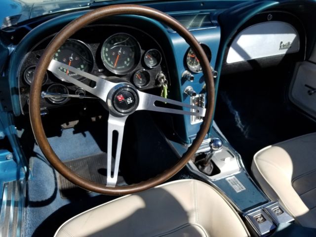 1966 Blue Chevrolet Corvette Convertible
