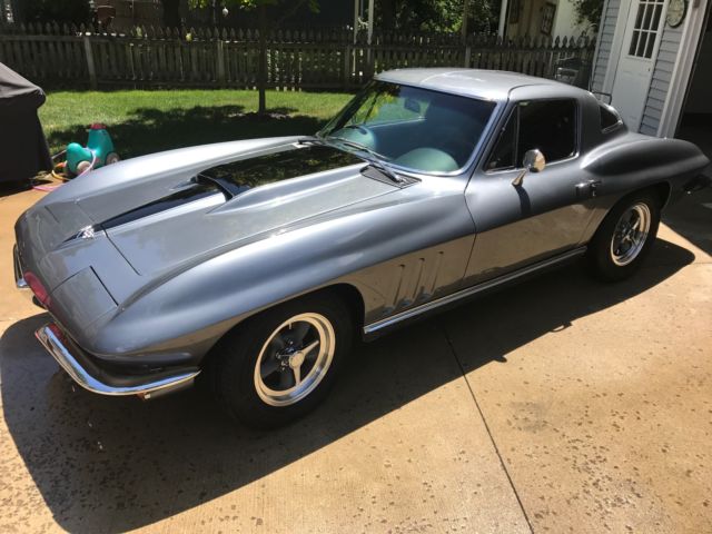 1966 Silver Chevrolet Corvette Coupe
