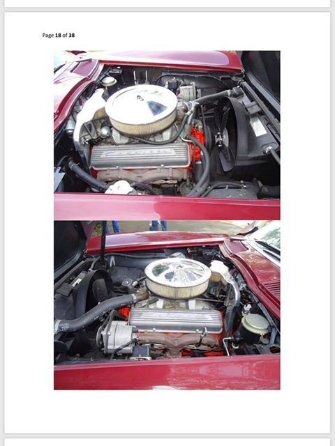 1966 Burgundy Chevrolet Corvette Coupe