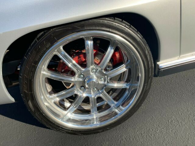 1966 Silver, Red and black Chevrolet Corvette Convertible