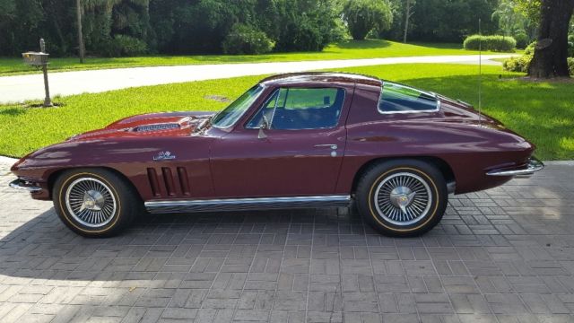 1966 Milano Maroon Chevrolet Corvette Coupe