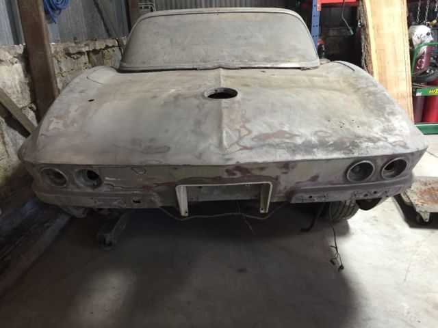 1966 Red Chevrolet Corvette Convertible