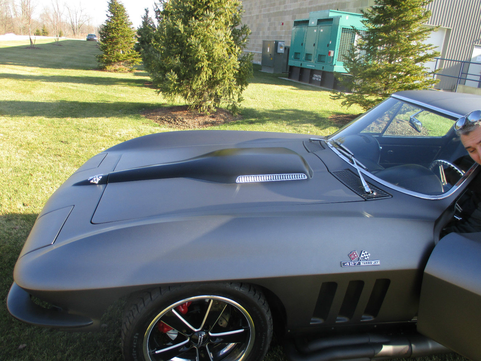 1966 Charcoal Satin Chevrolet Corvette Coupe