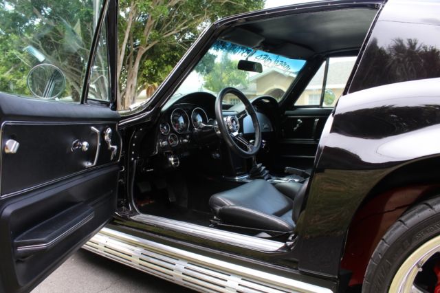 1966 Black Cherry Chevrolet Corvette Coupe
