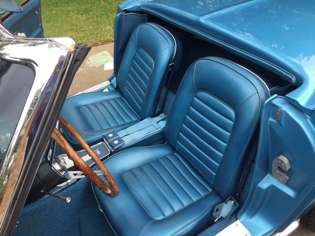 1966 Nassau Blue Chevrolet Corvette Convertible