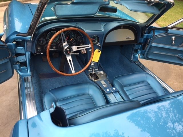 1966 Nassau Blue Chevrolet Corvette Convertible
