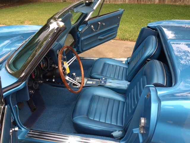 1966 Nassau Blue Chevrolet Corvette Convertible