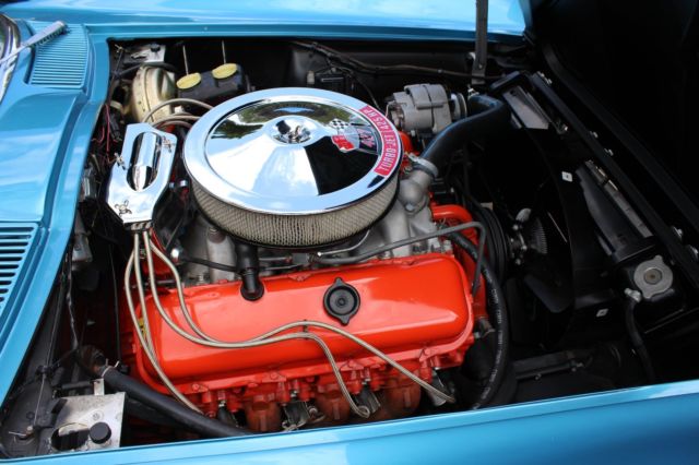 1966 Nassau Blue Chevrolet Corvette Convertible