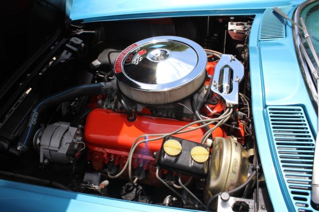 1966 Nassau Blue Chevrolet Corvette Convertible
