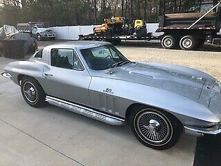 1966 Silver Chevrolet Corvette Coupe