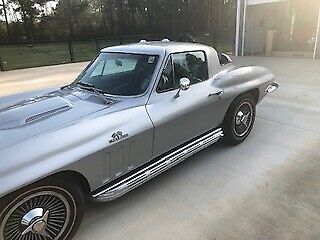 1966 Silver Chevrolet Corvette Coupe