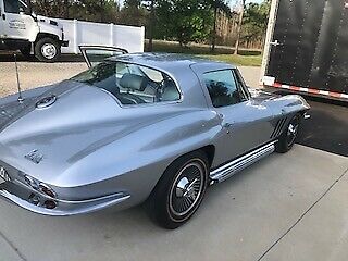 1966 Silver Chevrolet Corvette Coupe