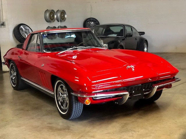 1966 Red Chevrolet Corvette Convertible